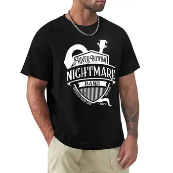 Эммет Оттер Риверботтом Nightmare Band Футболка оверсайз кошачьи рубашки летний топ толстовки футболки для мужчин