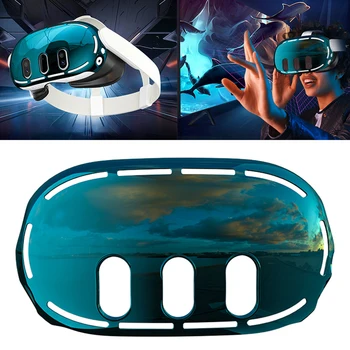 VR Защитная крышка оболочки Ударопрочная передняя лицевая крышка ПК Чехол для защиты от царапин Защита от падения для аксессуаров Meta Quest 3