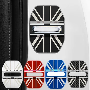 Автомобильный Стайлинг Крышка Дверного Замка Национальный Флаг Великобритании Крышка Эмблемы Подходит Для MINI Cooper S R55 R56 R57 R58 R59 F54 F60 Countryman Clubman