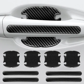  Наклейки на дверную ручку автомобиля Наклейки Защита от царапин Защитные наклейки для Jaguar XF 2009 2010 2011 2012 2013 2014 2015 2016 Аксессуары