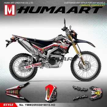 HUMAART Набор графических наклеек на мотоцикл для Yamaha WR250R WR250X 2008 2009 2010 2011 2012 2013 2014 2015 2016 2017 2018 2019 2020