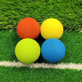 Диаметр 42 мм, мягкий свет, мячи для гольфа, 4 цвета, игрушечные мячи, красный, желтый, синий, зеленый, EVA Foam Spong шарики Безвредный для гольфиста теннисный подарок