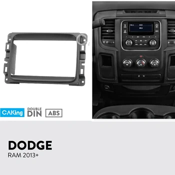Двойная DIN-панель автомобильной радиопанели для Jeep Cherokee 2014-2017 Приборная панель Адаптер Переходная рамка Пластина GPS Крышка GPS Установить консоль Отделка