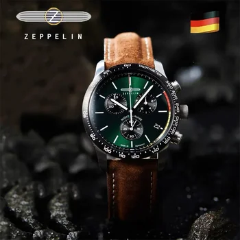 2023 Zeppelin Man Часы для мужчин Top Band Business Водонепроницаемые светящиеся кварцевые часы Мужские наручные часы reloj hombre montre homme