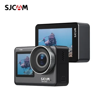 SJCAM SJ11Активная экшн-камера Мини-камера 4K Ultra 20MP Водонепроницаемый с защитой от тряски Двойной экран Прямая трансляция Водонепроницаемый чехол