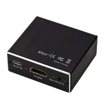 4K X 2K HDMI Аудиоэкстрактор + оптический TOSLINK SPDIF + 3,5-мм стерео аудиоэкстрактор Конвертер HDMI Аудио разветвитель