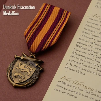 1940 Англия и Франция Черчилль Дюнкерк Большой ретрит Медаль Генератор Медаль Медаль Памятная медаль Западного фронта Ремесленные изделия