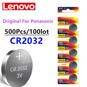 500 шт. Для Panasonic CR2032 CR 2032 DL2032 ECR2032 литиевая батарея часы игрушечный калькулятор автомобильный ключ пульт дистанционного управления кнопка монеты ячейки