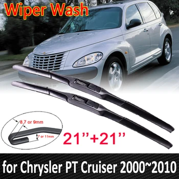 для Chrysler PT Cruiser 2000~2010 2001 2002 2003 2004 2005 2006 2007 2008 2009 Стеклоочистители Щетка стеклоочистителя автомобиля Автомобильные аксессуары