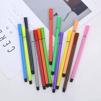 12 Моющиеся акварельные карандаши Безопасные нетоксичные профессиональные акварельные карандаши Ручка Художественный маркер Рисунок Цветной для детей Студент H8WD