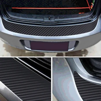4PCS Защитная пластина багажника автомобиля Наклейка для защиты заднего бампера для Mitsubishi ASX Outlander Lancer Colt Evolution Pajero Eclipse Front S