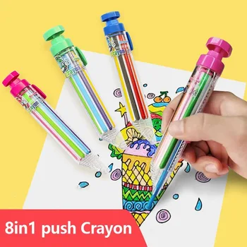 Креативный подарок Ручки для рисования Push Style Граффити Инструмент Маркер Маркер Цветной карандаш Масло Пастель Многоцветные мелки