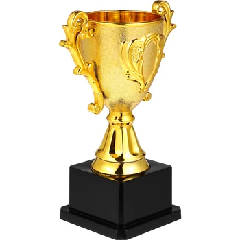 Mini Golden Award Trophy Пластиковые призы Игрушки с основанием для детского сада Школа Спорт Обучение Соревнования Победитель