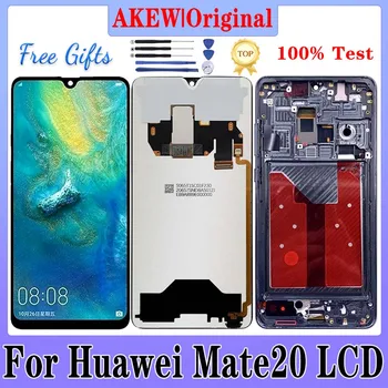 Оригинал для ЖК-дисплея Huawei Mate 20 Сенсорный экран HUAWEI Mate20 Новый дигитайзер HMA-L09 L29 HMA-TL00 AL00 Замена дигитайзера в сборе
