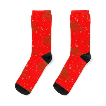 С Новым годом и Рождеством Христовым носки спортивные носки носки эстетические носки дизайнерский бренд FASHION Носки мужские женские