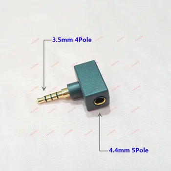1 шт. HIFI 3,5 мм 4-полюсный до 4,4 мм 5-полюсный женский сбалансированный аудиоразъем для наушников 3,5 до 4,4 универсальный конверсионный разъем для наушников