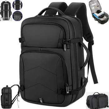  Большой 15,6-дюймовый рюкзак для ноутбука Мужской бизнес-рюкзак Рюкзак Водонепроницаемая сумка Набор USB Зарядка Туристическая камера Студенческие рюкзаки