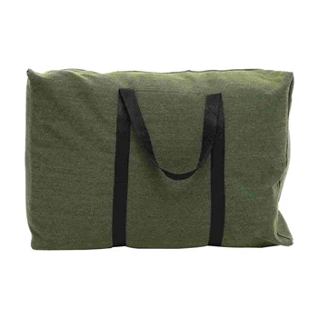 Дорожная сумка для багажа Молния Холщ Спортивная сумка Большая сумка для багажа для путешествий Оливково-зеленый
