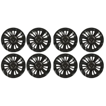  Колесный обод Колпак Ступица колеса Матовый черный Спортивный Ударопрочный Низкий уровень шума для 19-дюймовых колес