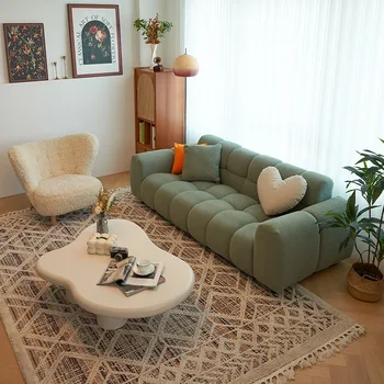 Роскошные одноместные диваны для гостиной Современные угловые спальные места Индивидуальные диваны для гостиной Расслабляющие романтические мюблы Мебель для дома FG28