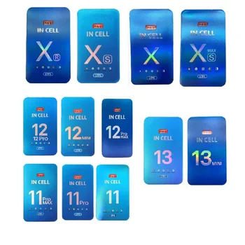 10 шт. ZY Оригинальный полный ЖК-дисплей Incell Замена дисплея для iPhone X Xs Xr 11 12 13 14 PRO Max
