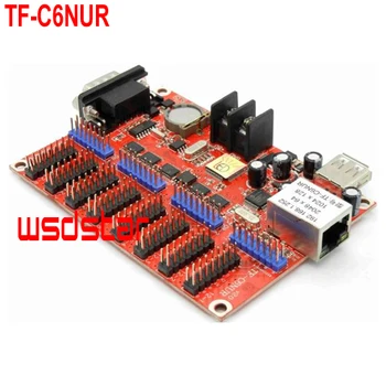 TF-C6NUR C6NUR Плата светодиодного контроллера 2048 * 64 1024 * 128 8 * HUB12 и 4 * HUB08 Поддержка одноцветных и двухцветных светодиодных модулей
