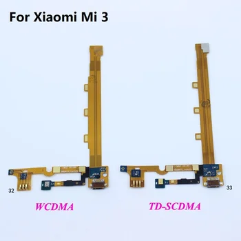 USB Зарядная Плата Для Xiaomi Mi 3 Mi3 M3 Зарядное устройство Док-порт Замена Замена Мобильный телефон Ремонтная часть