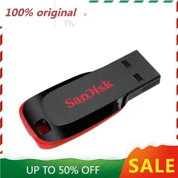 SanDisk 100% оригинальная USB-флэш-память CZ50 64 ГБ 128 ГБ USB2.0 флэш-накопитель USB-накопитель карта памяти 16 ГБ 8 ГБ пластиковый Ustick 32 ГБ