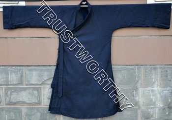 Даосизм зимний теплый халат униформа удан даосские костюмы кунг-фу платье тайцзицюань одежда для боевых искусств темно-синий