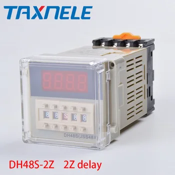 DH48S-2Z 2Z Реле задержки Реле времени с розеткой AC110V AC220V DC24V DC12V 8-контактный модуль таймера