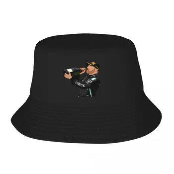 Новый Valtteri Bottas Bucket Hat Brand Man Caps Military Cap Man смешная шляпа черная Шляпы для женщин Мужские