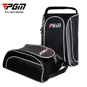 PGM Сумка для обуви для гольфа Портативная сумка для обуви для гольфа с сумкой на молнии с вентиляцией и внешним карманом для хранения носков Сумка для гольфа