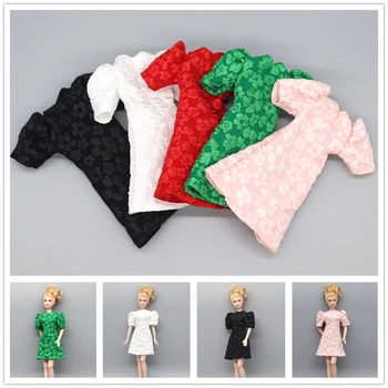 Цветочное платье / белое, черное, розовое, зеленое, пышные рукава, платье, юбка, одежда, костюм, наряд для 30 см Xinyi Fr2 ST Barbie Doll одежда