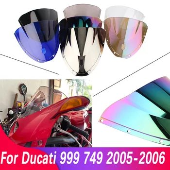 05-06 Cafe Racer Аксессуары для мотоциклов Ветровое стекло Windscree Мотоцикл Ветровой дефлектор для Ducati 999 749 2005-2006
