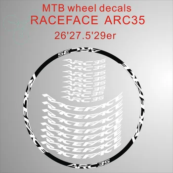 2колеса/комплект RACEFACE ARC35 MTB наклейки на обод велосипед наклейка наклейка обод наклейка на обод аксессуары для велосипедов