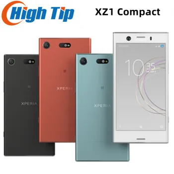 Разблокирован оригинальный компактный мобильный телефон Sony Xperia XZ1 4,6-дюймовый восьмиядерный процессор Snapdragon 835, 4 ГБ оперативной памяти, 32 ГБ ПЗУ, 4G LTE, мобильный телефон Android,