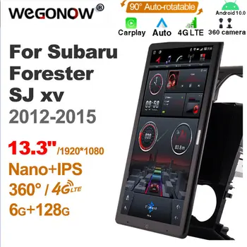 13.3Inch Ownice 1Din Android10.0 Автомагнитола 360 Панорама для Subaru Forester SJ xv 2012-2015 GPS Авто Аудио SPDIF 4G LTE NO DVD