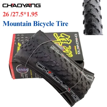 CHAOYANG Складная шина для горного велосипеда Сверхлегкая XC 299 120TPI Сверхлегкая черная шина MTB 26/27.5/29*1.95 Велосипедные запчасти
