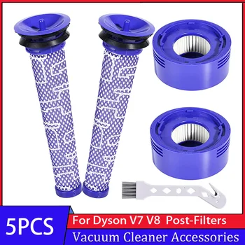  Предварительные фильтры и постфильтры для Dyson V7 V8 Absolute Животный Беспроводной пылесос Запасная часть Запасной Фильтр Замена