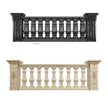 Римская колонна Форма для балконного забора Европейское здание с внешней стеной Вилла Сад Уединение Забор Цементная монолитная форма