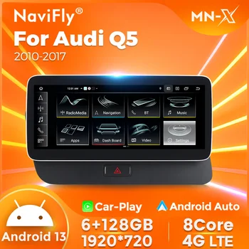 NaviFly MN-X Автомобильный Видеоплеер Для Audi Q5 Q5L 2009-2017 LHD Android Интеллектуальные системы Беспроводная Carplay Auto 4G LTE DSP WIFI