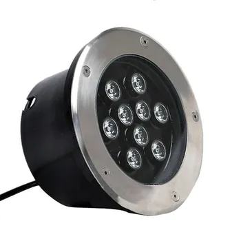 4PCS High Quallity 9W Наружный подземный светильник Водонепроницаемый IP67 Светодиодный точечный напольный садовый светильник Бесплатная доставка