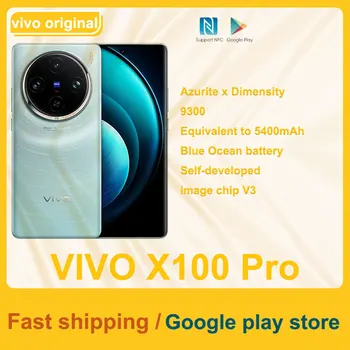 Оригинальный мобильный телефон VIVO X100 Pro 5G 6,78-дюймовый AMOLED Dimensity 9300 восьмиядерный 100 Вт SuperFlash Charge 50M Тройная камера NFC