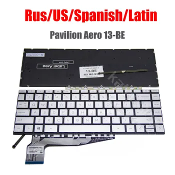 RUS/US/SP/LATIN Клавиатура для HP Pavilion Aero 13-BE 13-BE0755NG 13-BE0227OD TPN-W152 490.0NE07.0L0S SN10PWB3A M46021-071