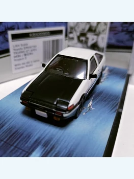 Литье под давлением в масштабе 1:64 Модель спортивного автомобиля Toyota APEX AE86 из автомобильного сплава имитирует украшенную подарочную коллекцию Подарочные хобби и игрушки