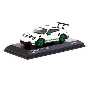 литой под давлением в масштабе 1:64 Porsche 911 992 GT3 Alloy Simulation Автомобиль Деликатес Ограниченная модель Статическая коллекционная игрушка Праздничный подарок