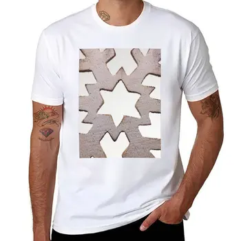Деревянная футболка со снежинкой Рождественский зимний узор футболка черная футболка пустые футболки однотонная футболка большие размеры топы мужская одежда