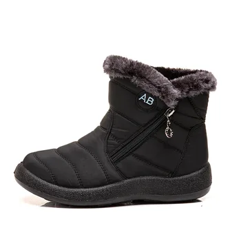 Женские ботинки Watarproof Лодыжки для зимней обуви сохраняют тепло Снег Botines Женские 2022 Роскошная молния Botas Mujer
