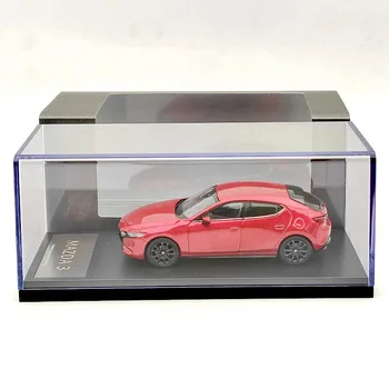 литой под давлением в масштабе 1/43 Mazda3 5HB 2019 Skyactiv-X Alloy Модель автомобиля Коллекция Сувенирные украшения для дисплея Автомобиль Игрушка
