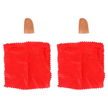 Шарф Реквизит Игрушки для Goodie Bags False Finger Fake Thumb Tip Пластиковые шелковые шарфы Исчезновение